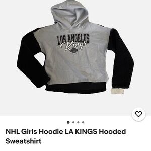 NHL LA Kings Black and White Hoodie
